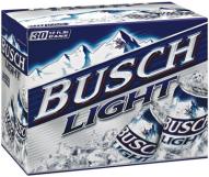 Anheuser-Busch - Busch Light (30 pack 12oz cans)