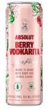 Absolut - Berry Vodkarita Sparkling 0 (4 pack cans)