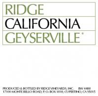 Ridge - Geyserville California 1976 (750ml) (750ml)