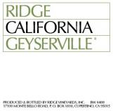Ridge - Geyserville California 1976 (750ml)
