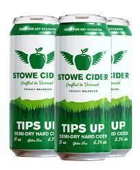Stowe Cider - Tips Up (4 pack cans) (4 pack cans)