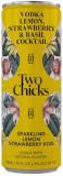 Two Chicks - Lemon Strawberry Basil 4pk Can (44)