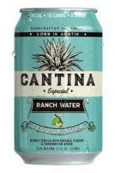 Cantina - Tequila Seltzer Ranch Water with Lime (4 pack cans) (4 pack cans)