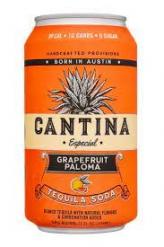 Cantina - Tequila Seltzer Grapefruit Paloma (4 pack cans) (4 pack cans)