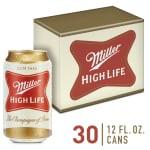 Miller - High Life (30 pack 12oz cans) (30 pack 12oz cans)